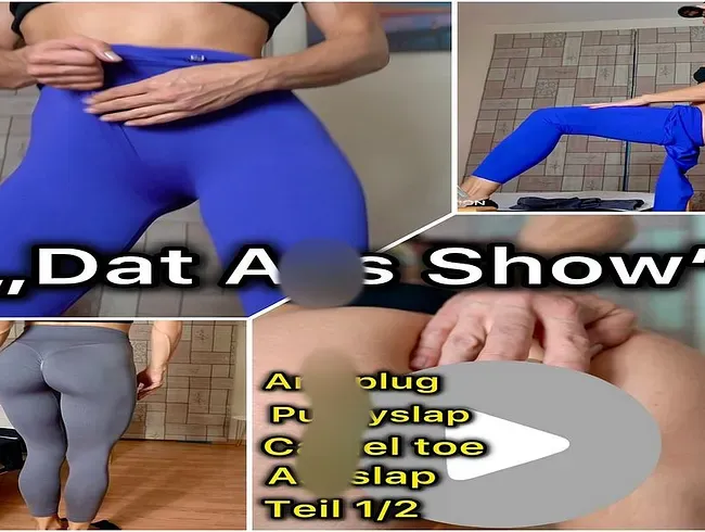 Dat Ass Show ! Neue Gym Leggings im Knack Arsch Test ! Plus Anal Plug Action ! - AbyAction