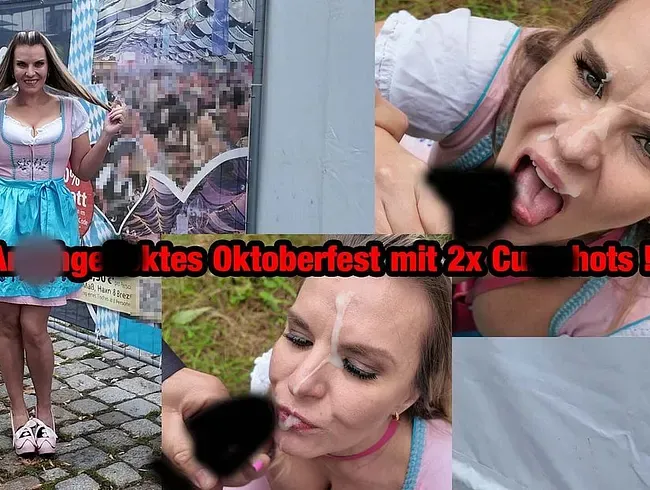 Arschgeficktes Oktoberfest mit 2x Cumshots und Spermawalk !!! - aische-pervers
