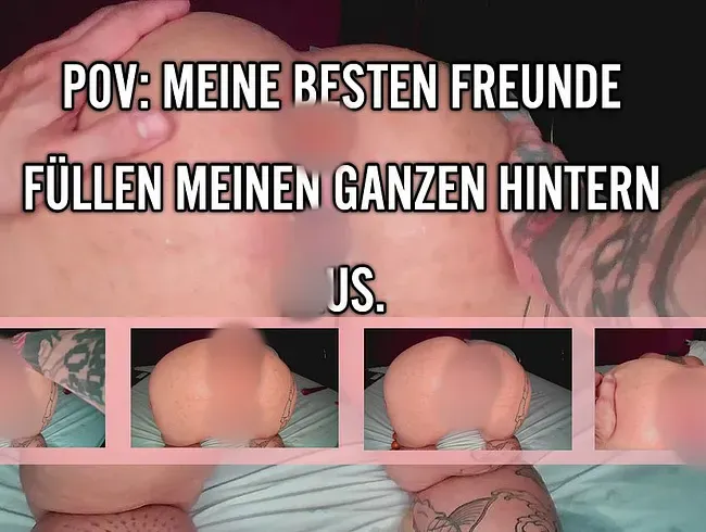 POV: Meine großen Freunde füllen meinen ganzen Arsch aus mmmmmmmmmmmm - AishaDavies Anal Video