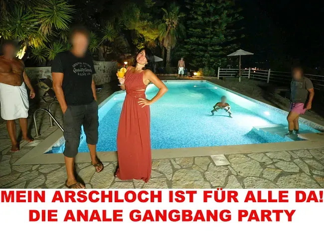 MEIN ARSCHLOCH IST FÜR ALLE DA! DIE ANALE GANGBANG PARTY - Alexalexandria Anal Video