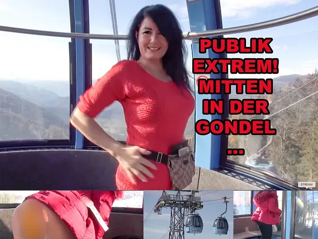 PUBLIK EXTREM! MITTEN IN DER GONDEL ARSCH GEFICKT! - Alexalexandria Anal Video