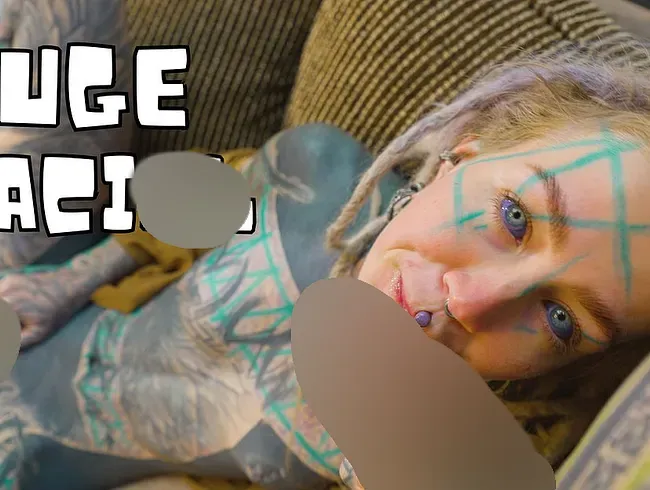 Alternative Dreadhead in high heels fucks BWC, ANAL GAPES, FACIAL - Anuskatzz Anal Video
