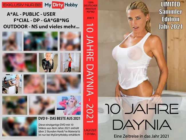 10-JA*HRE Daynia Directors Cut DVD - 2021 | Limited SAMMLER EDITION! + BONUS GEWINNAKTION! Best of - Daynia Anal Video