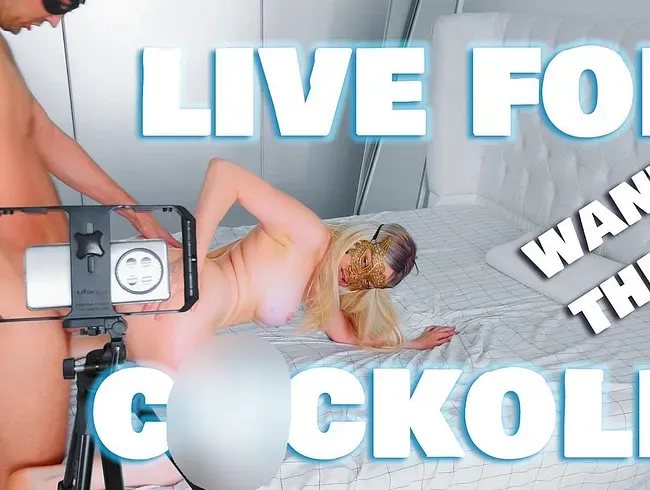 Live-Cuck-Cam-Demütigung: Verweigerung des kleinen Penis, Bull Doggy & Analverkehr, Sperma-Essen - EvaGrant