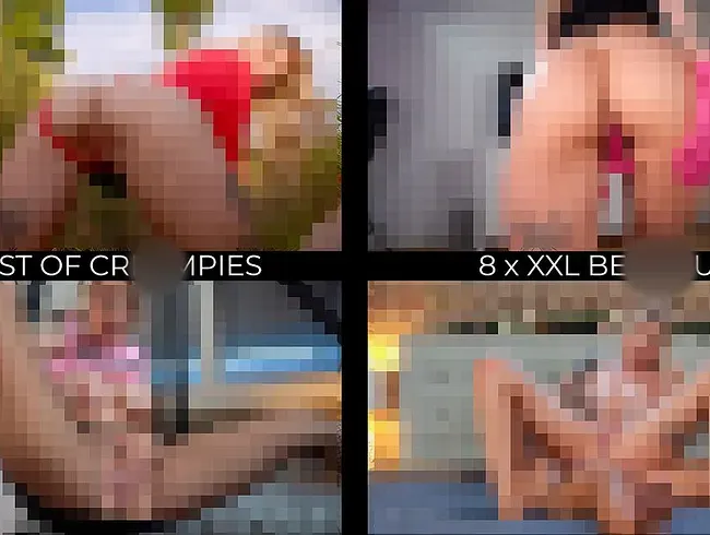 Endlich schwanger? BEST OF XXL CREAMPIES - 8x Pussy-Besamung - Fiona-Fuchs Anal Video