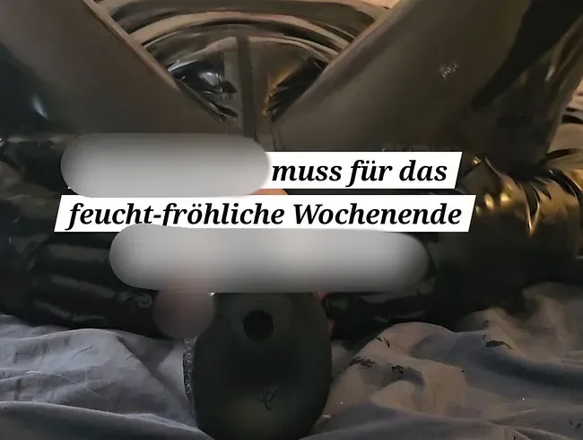 ANALE Fickfreude - Vordehnen für das fröhliche Wochenende - GODDESSandMUSE