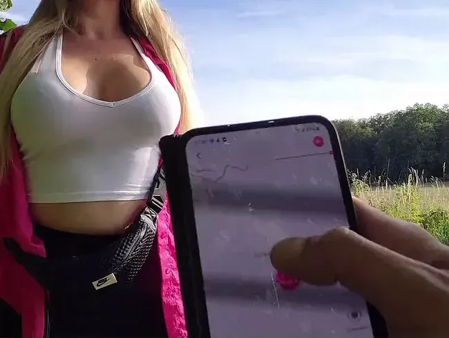 Skaten mit ferngesteuertem Sextoy endet mit Anal - OUTDOOR - Litclit