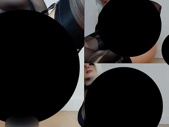 Dreckig versaute Sissy-Schlampe in heißer Action beim 8cm Dildo fick - nylonsissi Anal Video