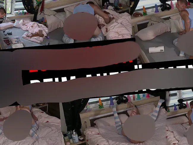 Femboy Eskalation beim Aufräumen - 2 Dildos im Arsch - Rick-Stand Anal Video