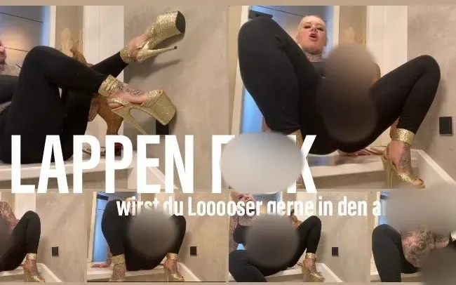 LAPPEN FICK! wirst du loooser gerne in den arsch gefickt? - SteffiBlond Anal Video