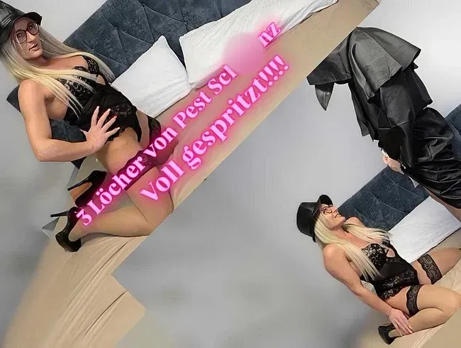 3 Löcher von Pest Schwanz gefickt und Voll Gespritzt.... Grrrr - Studentin-Aneta Anal Video