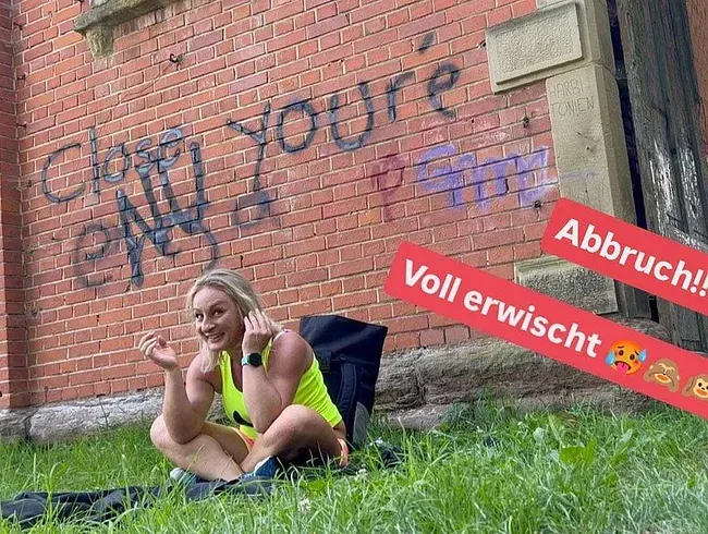 PUBLIC Abbruch !!!! VOLL ERWISCHT !!! Damit habe ich nie gerechnet ! - Studentin-Aneta Anal Video