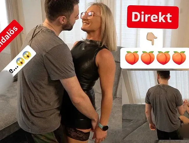 Skandalös!!! Leder-Hurra in den Arsch geknallt !!!Hat er mein Arsch mit seine Wichse vollgepumpt ??? - Studentin-Aneta Anal Video