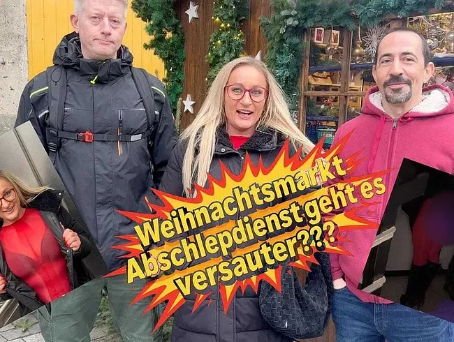 Weihnachtsmarkt Abschleppdienst !!! Geht es versauter??? Schlammschieben der Extraklasse ! - Studentin-Aneta Anal Video