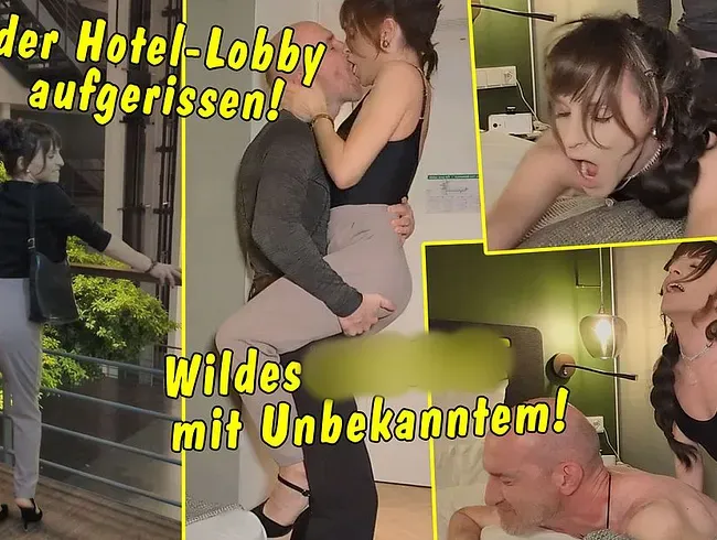 In der Hotellobby aufgerissen! Wildes Geficke mit Unbekanntem! Erst mein Arsch, dann seiner! - TV_Helena_Kimberly Anal Video