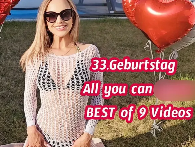 33.Geburtstag Edition All you can spritz-Best of 9 Videos - Vicky-Fox