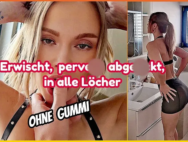 Erwischt,pervers abgefickt,alle Löcher,Doppelte Penetration - Vicky-Fox