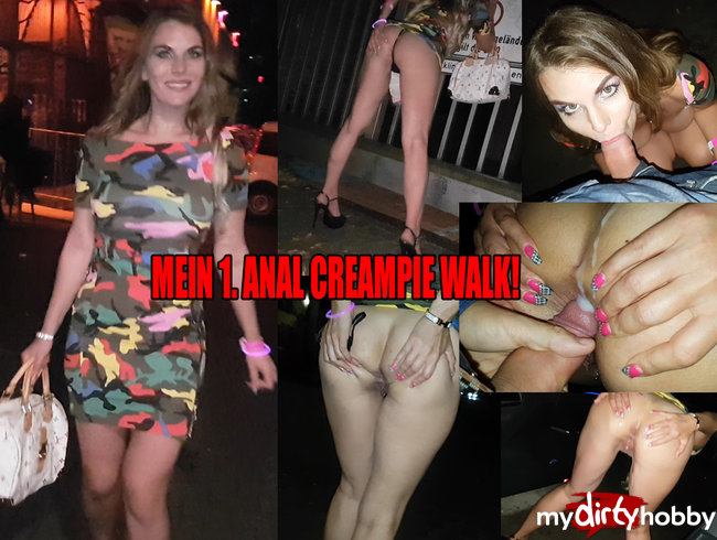 Anal Creampie Walk nach der Pornoparty