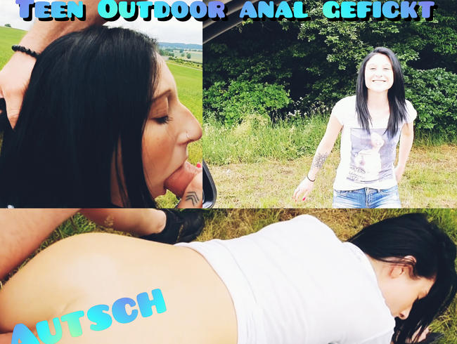 Teen Outdoor Anal gefickt